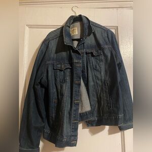 Old navy denim dress used all button on the jacket